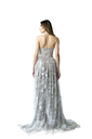 Barbie Crepe Jumpsuit with Sequins and Detachable Overskirt