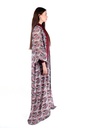 Ruffled jumpsuit adorned with a corset