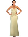 Rushed- bodice maxi dress